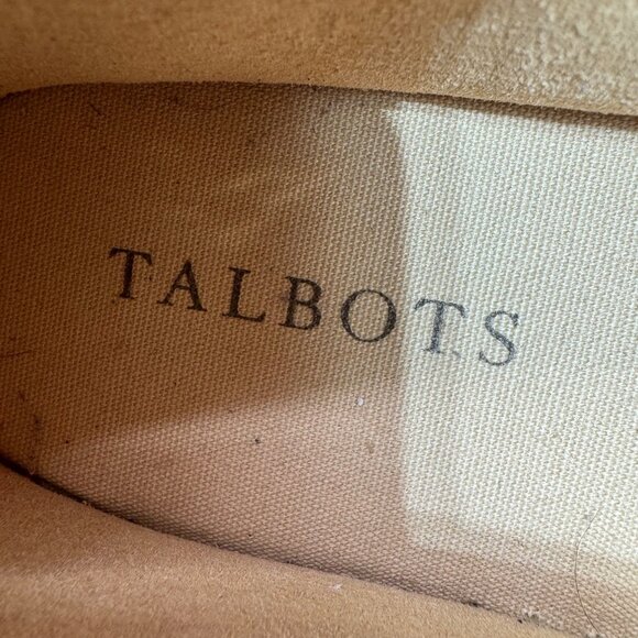 Talbots Womens Beige Suede Leather Espadrille Flats Size 11M - Picture 6 of 8